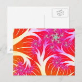 Fractale bomen briefkaart (Voorkant / Achterkant)