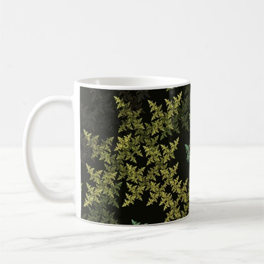 Fractale Camouflage Koffiemok (Links)