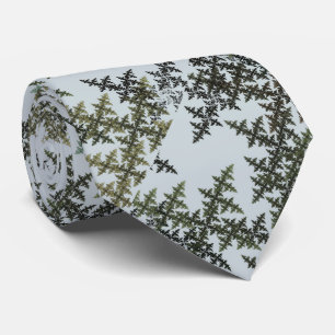 Fractale camouflage - Winter Stropdas