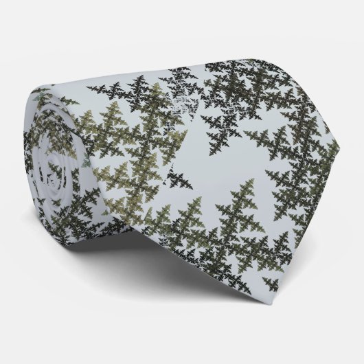 Fractale camouflage - Winter Stropdas (Opgerold)