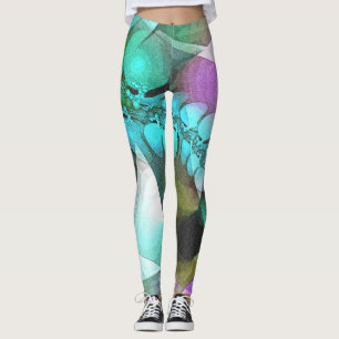 Fractale compositie - MODERNE ARABESK Leggings