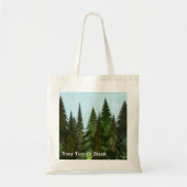 Fractale dennen tote bag (Voorkant)