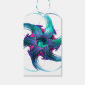 Fractale Fantasie Krullen Cadeautags Cadeaulabel (Voorkant)