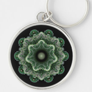 Fractale fantasie ornament sleutelhanger