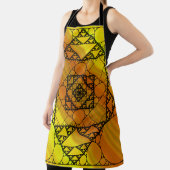 Fractale geometrie all-over print schort (Insitu)