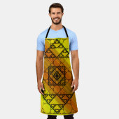 Fractale geometrie all-over print schort (Gedragen)