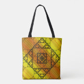 Fractale geometrie all-over-print tas (Achterkant)