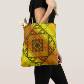 Fractale geometrie all-over-print tas (Dichtbij)