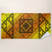 Fractale geometrie badhanddoek (Voorkant)