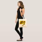 Fractale geometrie boodschappentas tote bag (Voorkant (model))