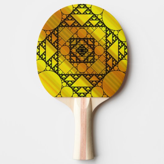 Fractale Geometrie Ping Pong Batje (Voorkant)