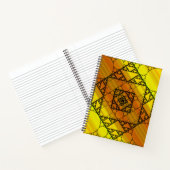 Fractale geometrie spiraal notebook notitieboek (Binnen)