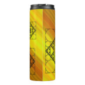 Fractale geometrie thermische tumbler thermosbeker (Achterkant)