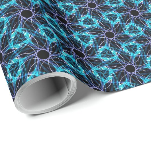 Fractale gloed cadeaupapier (Rol Hoek)