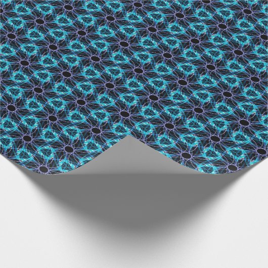 Fractale gloed cadeaupapier (Hoek)