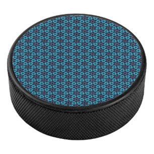 Fractale gloed hockey puck