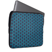 Fractale gloed laptop sleeve (Voorkant Rechts)