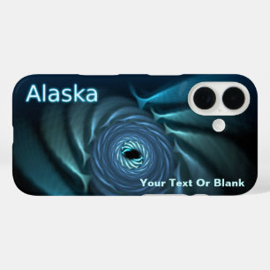 Fractale ijsvinvissen iPhone 16 hoesje