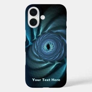 Fractale ijsvinvissen iPhone 16 hoesje