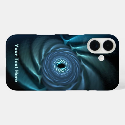 Fractale ijsvinvissen Case-Mate iPhone case (Achterkant (horizontaal))