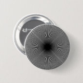 Fractale illusie ronde button 5,7 cm (Voorkant /achterkant)