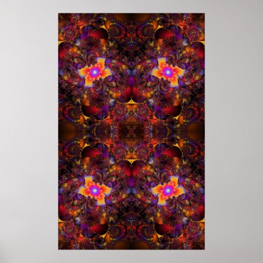 Fractale implosie poster (Voorkant)