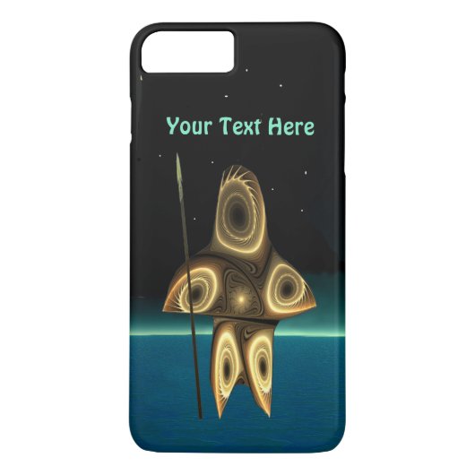 Fractale Inuit-jager Case-Mate iPhone Case (Achterkant)