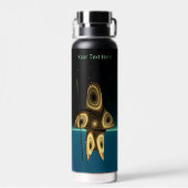 Fractale Inuit-jager Waterfles (Achterkant)
