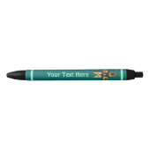 Fractale Inuit-jager Zwarte Inkt Pen (Voorkant)
