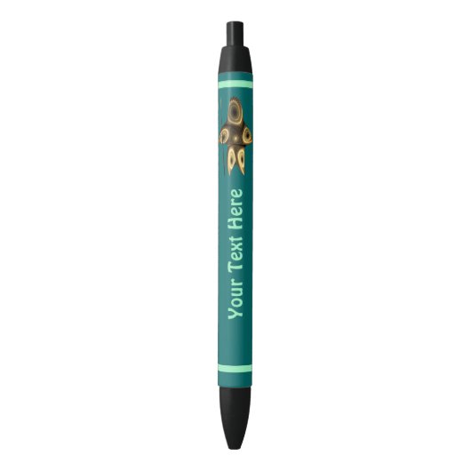 Fractale Inuit-jager Zwarte Inkt Pen (Voorkant Verticaal)