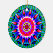 Fractale Kaleidoscoop 05 Keramisch Ornament (Links)