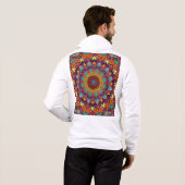 Fractale Kaleidoscoop Mandala Patroon-64351 Hoodie (Achterkant volledig)