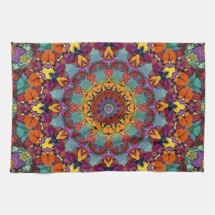 Fractale Kaleidoscoop Mandala Patroon-64351 Theedoek