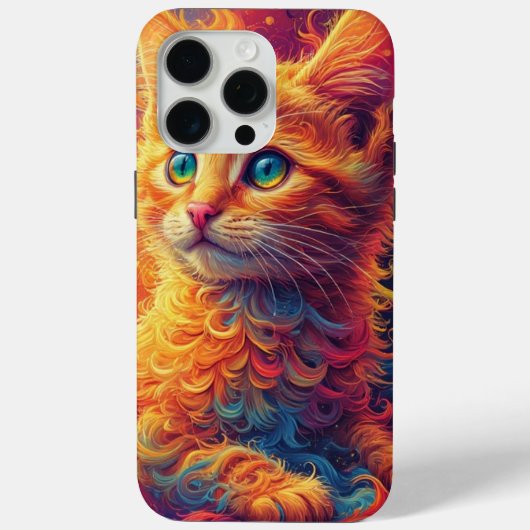 Fractale Kat Case-Mate iPhone Case (Achterkant)
