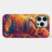 Fractale Kat iPhone Hoesje (Achterkant horizontaal)