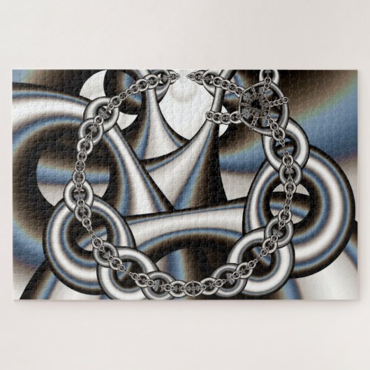 fractale ketens puzzel (Horizontaal)