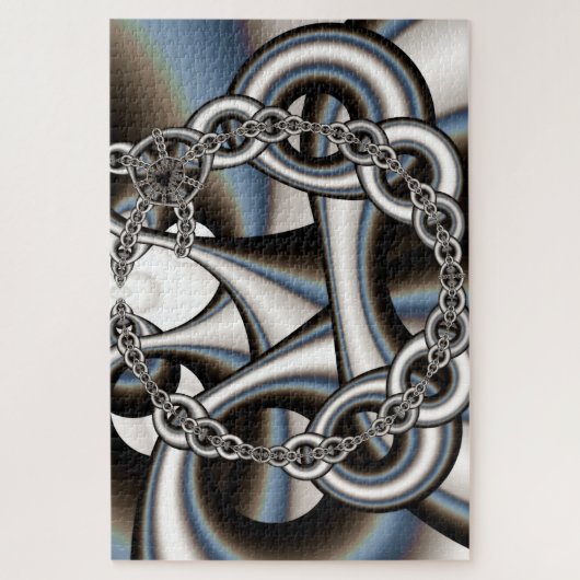 fractale ketens puzzel (Verticaal)