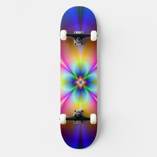 Fractale Kunst 8 Skateboard (Voorkant)