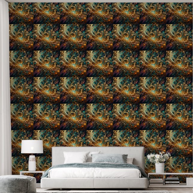 fractale kunst het reukvermogen Abstract, Behang (Slaapkamer)