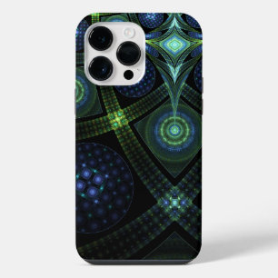 Fractale Kunst Mandala Universum Uitgerekte Print iPhone 14 Pro Max Hoesje