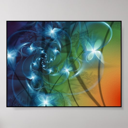 fractale kunst poster (Voorkant)