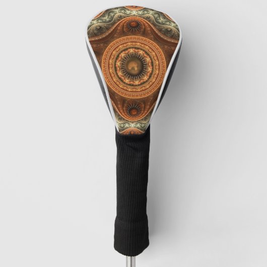 Fractale kunst van Stan Ragets Golfheadcover (Voorkant)
