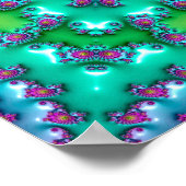 Fractale Mandala 3 Poster (Hoek)