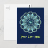 Fractale Mandala Briefkaart (Voorkant / Achterkant)