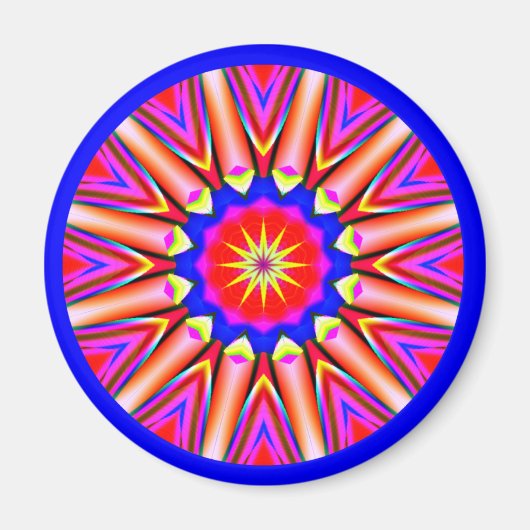 Fractale Mandala Magneet (Voorkant)