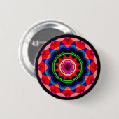 Fractale Mandala Ronde Button 5,7 Cm (Voorkant /achterkant)