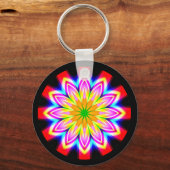Fractale Mandala Sleutelhanger (Voorkant)