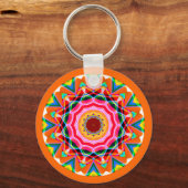 Fractale Mandala Sleutelhanger (Voorkant)