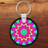 Fractale Mandala Sleutelhanger (Voorkant)