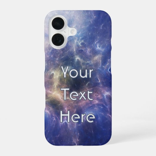 Fractale Nevel iPhone 16 Hoesje (Achterkant)